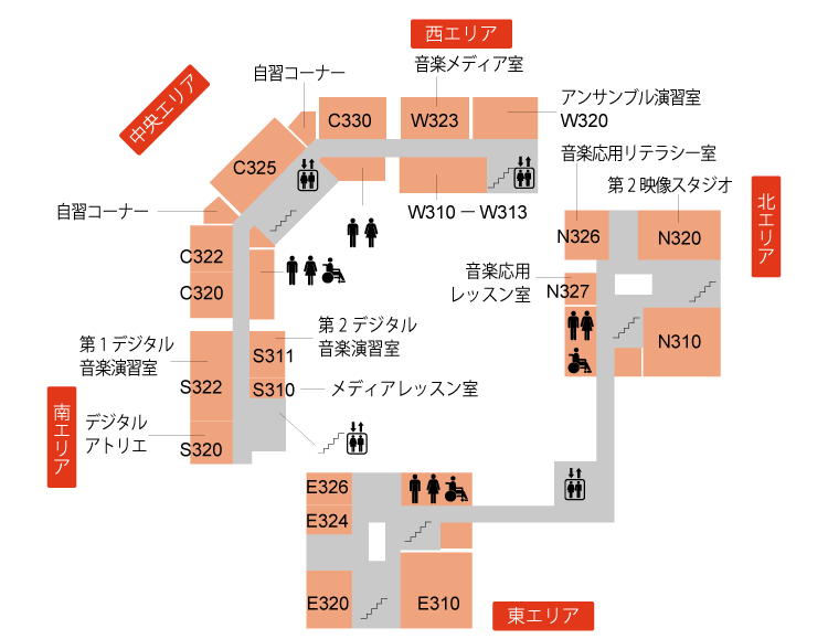 教室棟3階