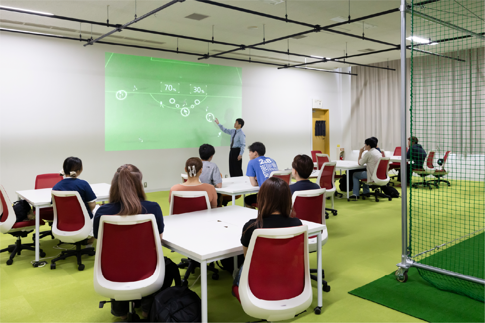 スポーツマネジメント学科授業風景